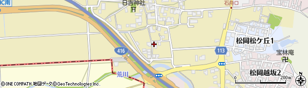 福井県吉田郡永平寺町松岡吉野堺46周辺の地図