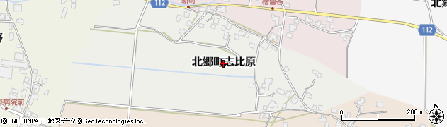 福井県勝山市北郷町志比原周辺の地図