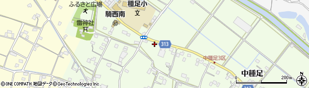 埼玉県加須市中種足1201周辺の地図