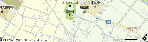 埼玉県加須市中種足1276周辺の地図