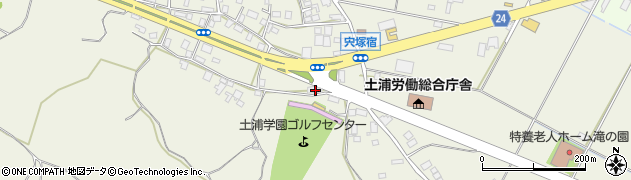 茨城県土浦市宍塚1351周辺の地図