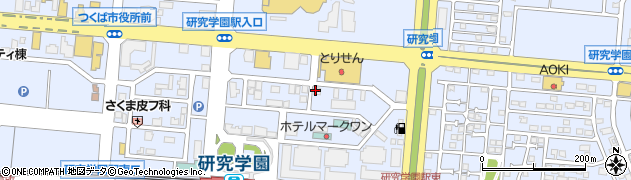 一誠商事株式会社　研究学園支店周辺の地図