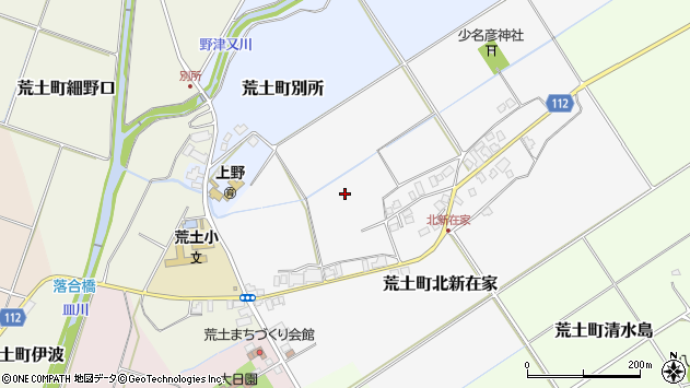 〒911-0041 福井県勝山市荒土町布市の地図