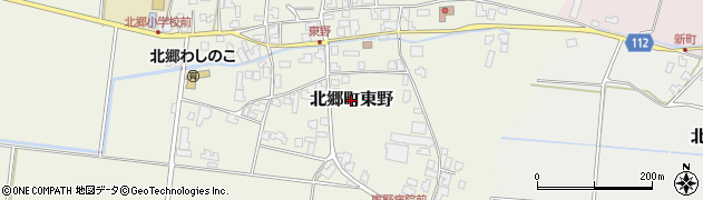 福井県勝山市北郷町東野周辺の地図