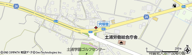 茨城県土浦市宍塚1363周辺の地図