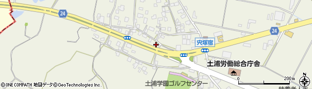茨城県土浦市宍塚1342周辺の地図