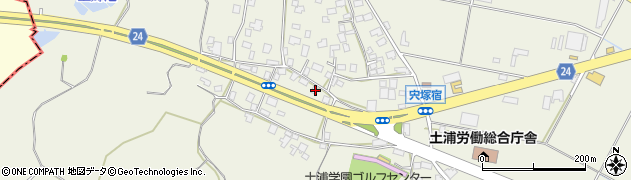 茨城県土浦市宍塚1341周辺の地図