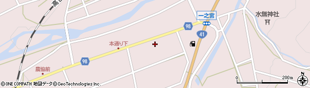 岐阜県高山市一之宮町宮川3425周辺の地図