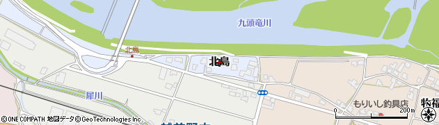 福井県永平寺町（吉田郡）北島周辺の地図