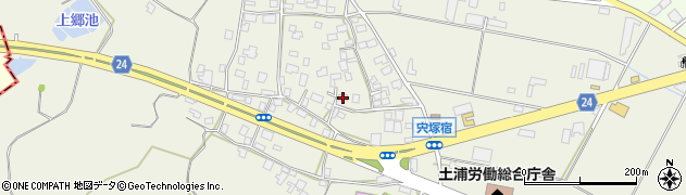 茨城県土浦市宍塚1387周辺の地図