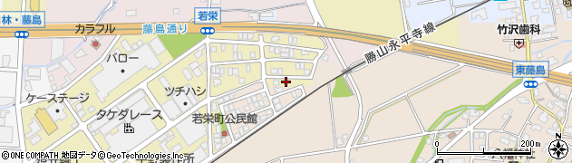 福井県福井市若栄町1261周辺の地図