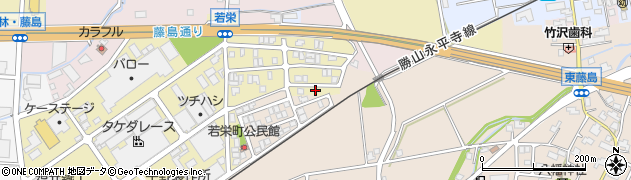 福井県福井市若栄町1262周辺の地図
