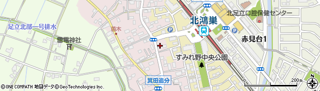 埼玉県鴻巣市箕田553周辺の地図