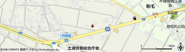 茨城県土浦市宍塚1725周辺の地図
