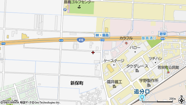 〒910-0832 福井県福井市新保町の地図