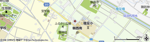 埼玉県加須市中種足118周辺の地図