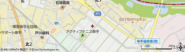 埼玉県幸手市権現堂608周辺の地図