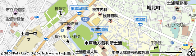 亀城タクシー有限会社　本社周辺の地図