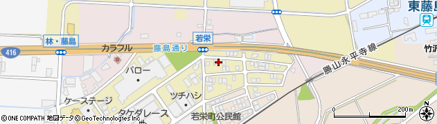 福井県福井市若栄町1115周辺の地図