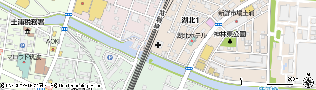 土浦市新川ポンプ場周辺の地図
