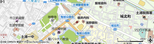 水戸地方検察庁　取手区検察庁周辺の地図
