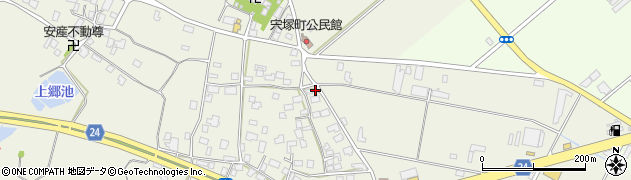 茨城県土浦市宍塚1401周辺の地図