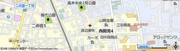 福井県福井市西開発4丁目周辺の地図