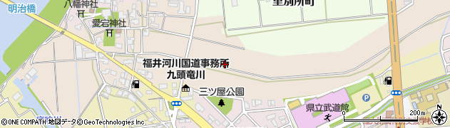福井県福井市地蔵堂町周辺の地図