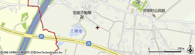 茨城県土浦市宍塚979周辺の地図