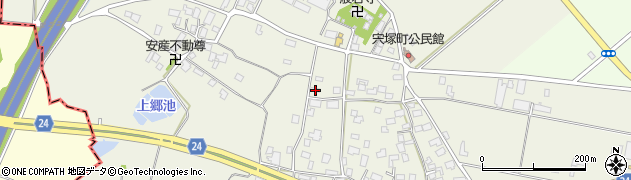 茨城県土浦市宍塚1424周辺の地図