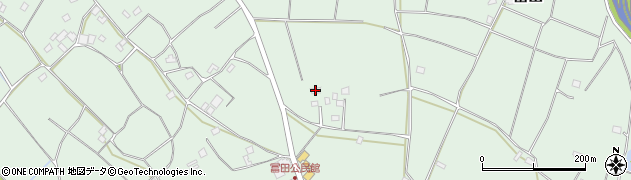 茨城県坂東市冨田836周辺の地図