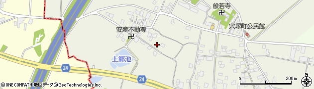茨城県土浦市宍塚1258周辺の地図