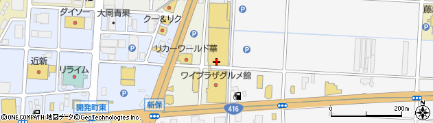 手取フィッシュランド福井店周辺の地図