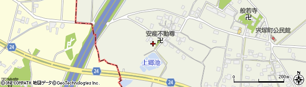 茨城県土浦市宍塚1046周辺の地図
