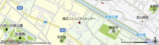 埼玉県加須市中種足16周辺の地図