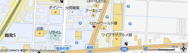 もみつぼ５　福井新保店周辺の地図