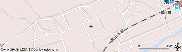 岐阜県高山市一之宮町山下中833周辺の地図
