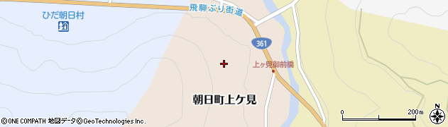 岐阜県高山市朝日町上ケ見周辺の地図