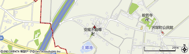 茨城県土浦市宍塚1126周辺の地図