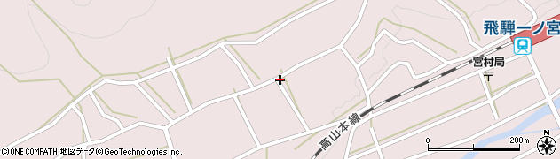 岐阜県高山市一之宮町山下中754周辺の地図
