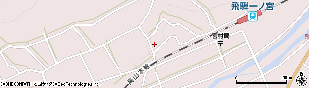 岐阜県高山市一之宮町山下下588周辺の地図