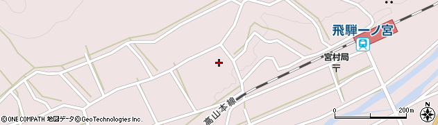 岐阜県高山市一之宮町山下下613周辺の地図