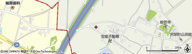 茨城県土浦市宍塚1104周辺の地図