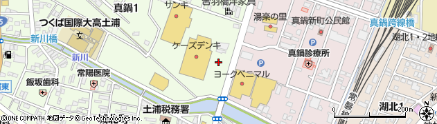 水戸信用金庫土浦支店周辺の地図