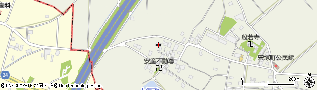 茨城県土浦市宍塚1127周辺の地図