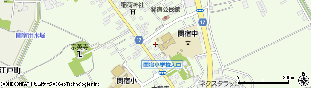 千葉県野田市関宿台町周辺の地図