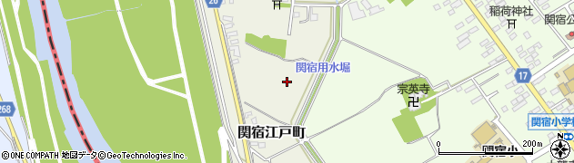 千葉県野田市関宿江戸町周辺の地図
