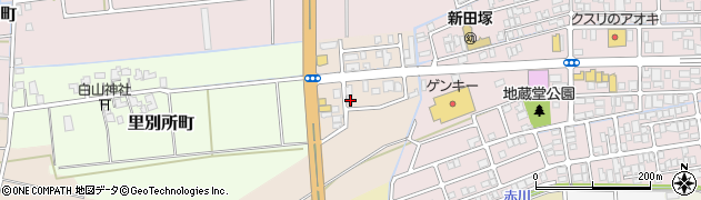福井県福井市里別所新町210周辺の地図