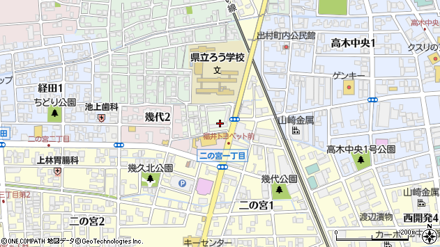 〒910-0014 福井県福井市幾久町の地図