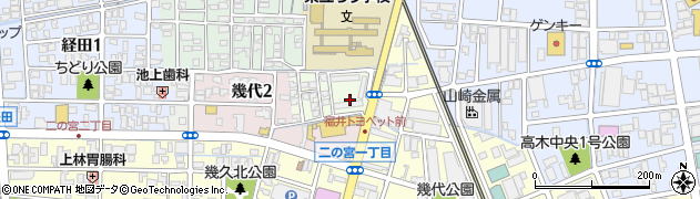 福井県福井市幾久町周辺の地図